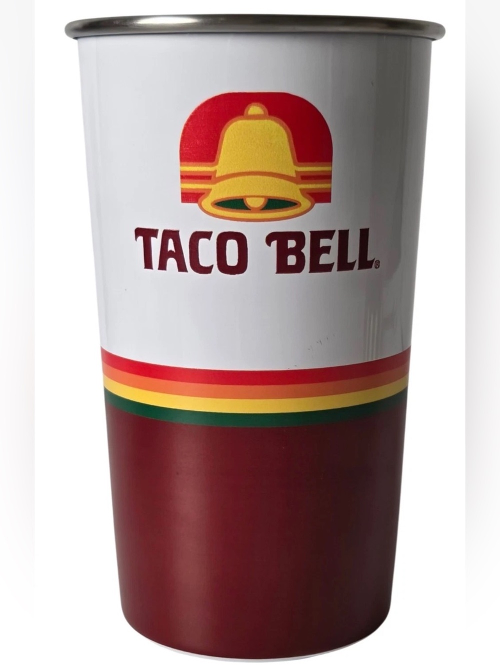 The Taco Bell "Decades" Limited Edition Stainless Steel Collection Cup Promo